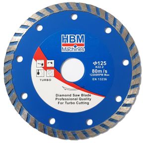 Turbo-Diamanttrennscheibe, 125 mm