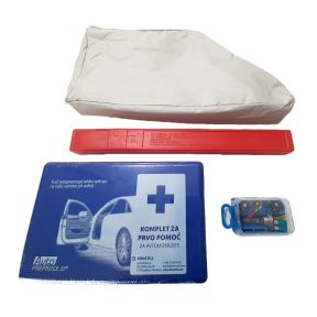 Erste Hilfe für das Auto - Pflichtausstattung in der Tasche 24V, H7