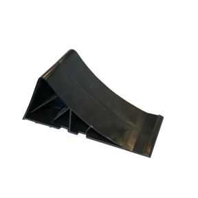 Kunststoff-Radkeil, schwarz, 220 x 100 x 90 mm, bis 1600 kg