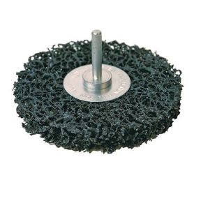 Schleif-/Reinigungsdisk, Nylon-Siliziumkarbid, 110 mm, Achse 6 mm