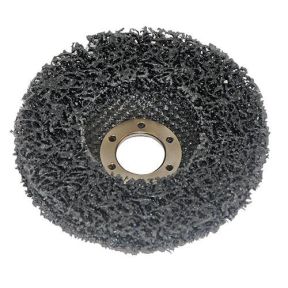 Schleif-/Reinigungsplatte, Nylon-Siliziumkarbid 115 mm, M14