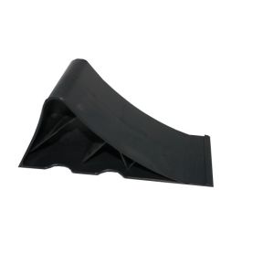 Kunststoff-Radkeil, schwarz, 220 x 100 x 90 mm, bis 2200 kg