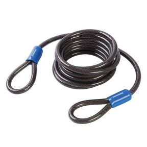 Stahlseil mit Schlaufen zum Verschließen, 2,5 m x 8 mm
