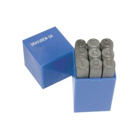 Zahlen zum Stempeln - Set, 4 mm