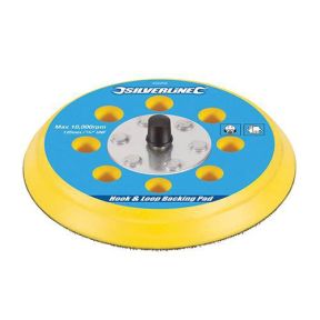 Tragplatte / Unterlage mit Klettverschluss 125 mm, Gewinde 5/16" UNF
