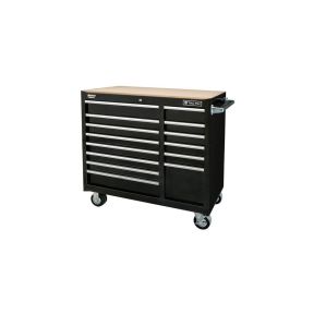 Werkzeugwagen TACTIX, 1020 x 460 x 1020 mm, 14 Schubladen