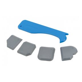 Siliconier-Set / Dichtmasse Auftragsset Silverline, 5-teilig