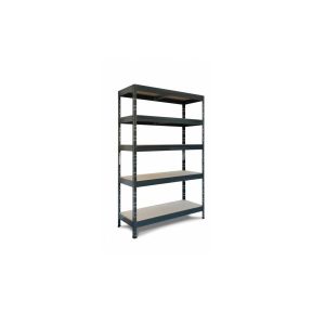 Regal, 180 x 120 x 50 cm, Belastung 5 x 300 kg, geeignet für Lager, Garagen, Abstellräume