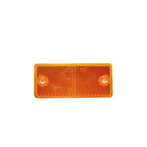 Reflektor orange 90 x 40 mm selbstklebend mit Löchern Knott