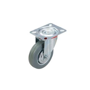 Drehrolle 100 mm - 70 kg, gummi hinterlässt keine Spuren