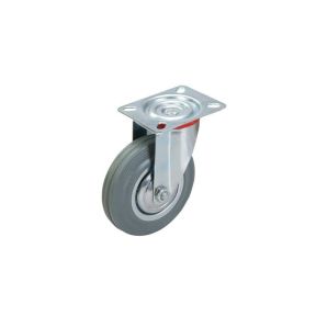 Drehbares Rad 125 mm - 100 kg, gummi hinterlässt keine Spuren
