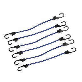 Pajek - Elastisches Seil mit Haken, 6 Stück, 600 mm