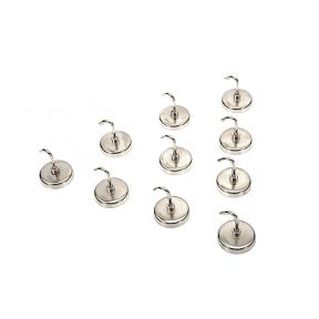 Magnetische Haken mit einer Tragfähigkeit von 3,65 kg, 10-teiliges Set