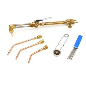 Sauerstoff-Acetylengas-Schweiß- und Schneidbrenner, 10-teiliges Set