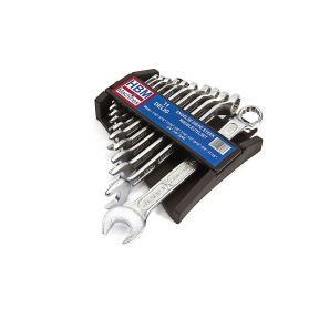 Garnitur mit Gabelringschlüsseln 7/32" - 7/8" - 11-teilig