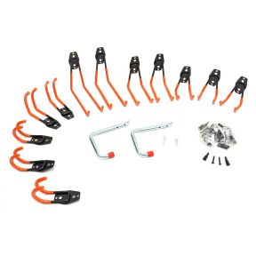 METALLISCHE HANGERSCHLÖSSEL / GARAGENWERKZEUGSCHLÖSSEL - 14-TEILIGES SET SCHLÖSSEL / WANDHÄNGER