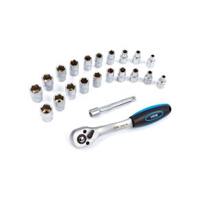 Ratschen Steckschlüsselsatz 1/4", 22-teilig