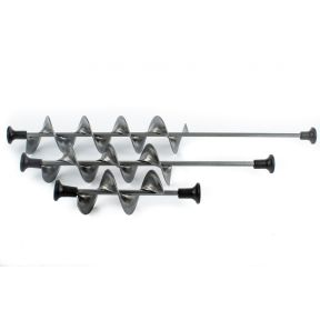 Erdbohrer für Bohrmaschine, 75 mm, 3-teiliges Set
