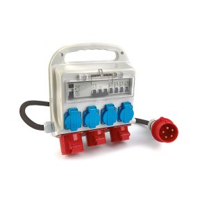 Elektroverteilungsbox 32 A, 3x400 V, 4x230 V, geerdet