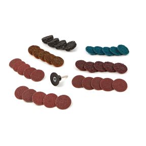 Schleif-, Polier-, Reinigungsdisks, 35-teiliges Set