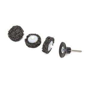 Schleifscheiben Nylon-Siliziumkarbid, Roll-on, Ø 50 mm, 6 mm, 4-teiliges Set