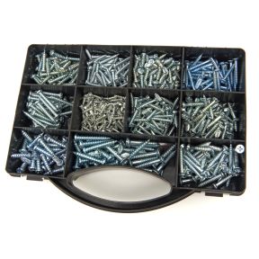 Set aus Metall- und Holzschrauben, 545-teilig