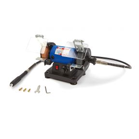 Schleifmaschine 75 mm mit Schwenkarm auf flexibler Welle