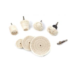 Polierplatten und -zylinder, 8-teiliges Set