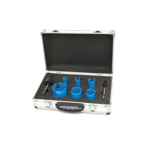 Kronenbohrer Diamant Multimaterial TCT 19-57 mm, 9-teiliges Set