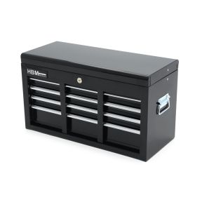 Werkzeugbox mit 5 Schubladen, schwarz, 600 x 260 x 340 mm