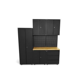 Modulare Arbeitsstation - Punk, 8-teiliges Modulset SCHWARZ