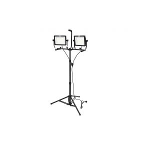 LED Baustrahler auf Stativ 2x150 W - 2x15.000 lm