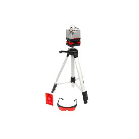 Rotationslaser 360° mit Drei-Bein-Stativ, 30 m