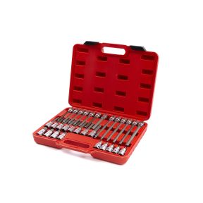 Inbus Steckschlüssel, 1/2", Chrom-Vanadium, 30-teiliges Set