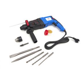 Elektrisches Schlag-/Bohrhammer SDS+ mit Zubehör, 800 W