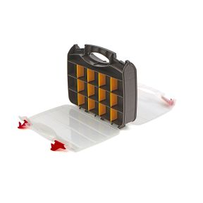 Organizer mit Schubladen - doppelseitiger Organizer, 31 x 26 x 7,5 cm