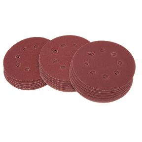 Schleifpapier Ø 125 mm, K60, K80, K120 - 18 Stück