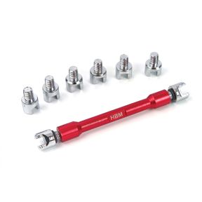 Schlüssel für Speichen mit 8 Aufsätzen von 5,4 - 6,8 mm