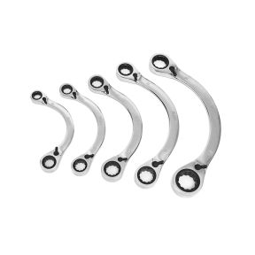Zündschlüssel mit beidseitigem Ratschenmechanismus, 10 - 22 mm, 5-teiliges Set