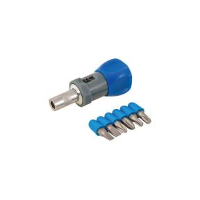 Schraubendreher mit Ratsche und Bits - 7-teiliges Set