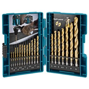 Makita D-67527 Metallbohrer Set in Kassette, 19-teilig