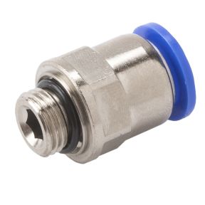 Kunststoffanschluss gerade mit 1/4" Gewinde, 12/10 mm