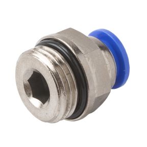 Kunststoffanschluss gerade mit Gewinde 1/2", 12/10 mm