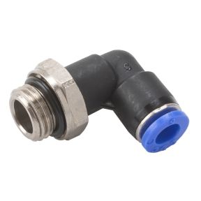 Kunststoffwinkelanschluss mit Gewinde 1/4", 6/4 mm