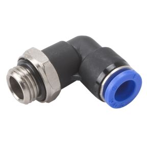 Kunststoffwinkelanschluss mit 1/4"-Gewinde, 8/6 mm
