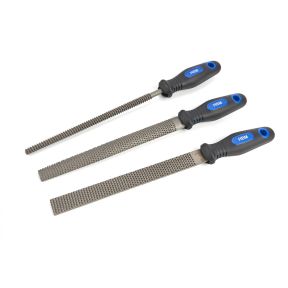Holzfeilen mit weichem Griff, 3-teiliges Set