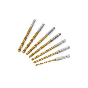 Svedri 3 - 6,5 mm, 7-teiliges Set, 1/4" HEX