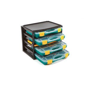 Multibox 1 mit 4 Kassetten - Organizer 335 x 250 x 275 mm