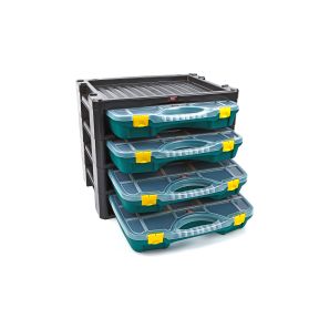 Multibox 2 mit 4 Kassette - Organizer 360 x 447 x 314 mm