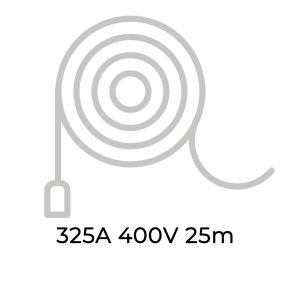 Miete eines 3-phasigen Verlängerungskabels 325 A 400 V 25 m